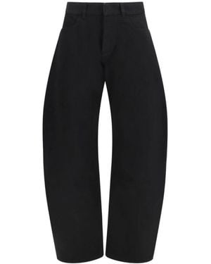 Alaïa Wide Trousers - Nero