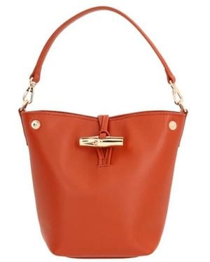 Longchamp Bucket Bags - Red