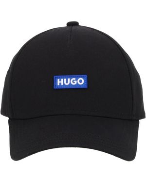 HUGO Baumwoll-Twill-Cap Mit Logo-Patch - Schwarz