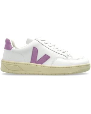 Veja Sneakers V-12 Cuero, Mujer, Talla - Blanco