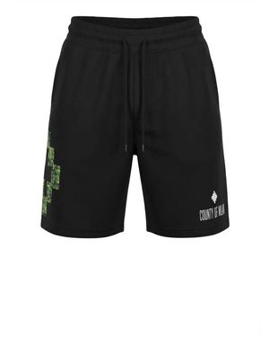 Marcelo Burlon Casual Shorts - Black
