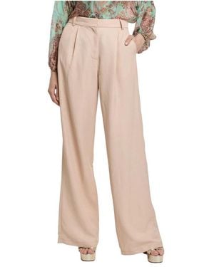 Kaos Pantalone Ampio Con Pinces - Naturel