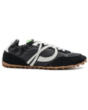 Paloma Barceló Schoenen ,Veelkleurig ,Leer Halia Sneaker - Zwart