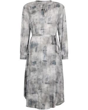 Peserico Midi Dresses - Grey