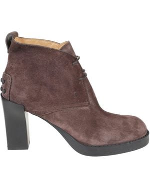 Tod's Heeled Boots - Marron