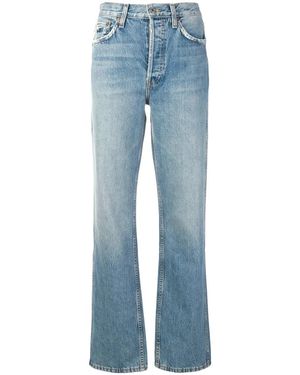 RE/DONE Straight Jeans - Bleu
