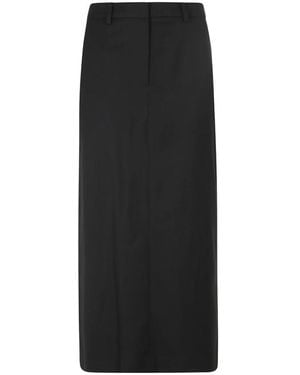 DUNST Midi Skirts - Negro