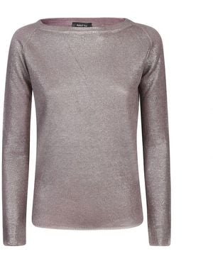Avant Toi Leinensweater made in italy - Grau