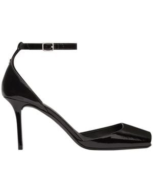 Courreges Court Shoes - Black