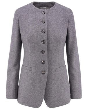 Max Mara Jassen ,Grijs ,Polyester Mxmfalla Blazer