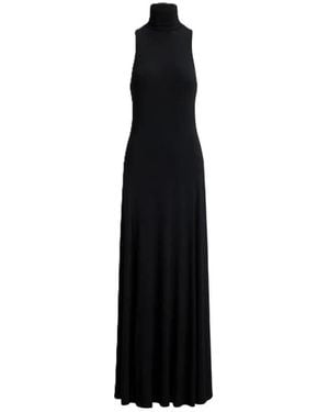 Ralph Lauren Knit-Fit & Flare Jurk - Zwart