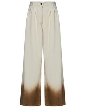 Alanui Wide Jeans - Natural