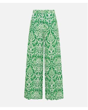 Maliparmi Broeken ,Groen ,Pantalone Fantasia