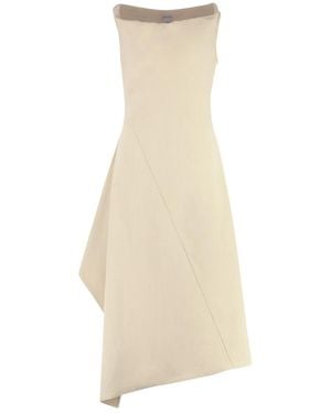 Bottega Veneta Midi Dresses - Natural
