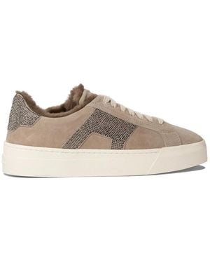Santoni Sneakers Mit Doppel-Schnallen-Design - Grau