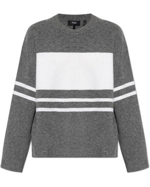 Theory Round-Neck Knitwear - Gris