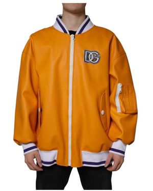 Dolce & Gabbana Bomber Jackets - Orange