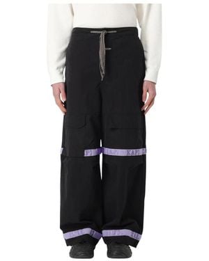 Kapital Wide Trousers - Negro