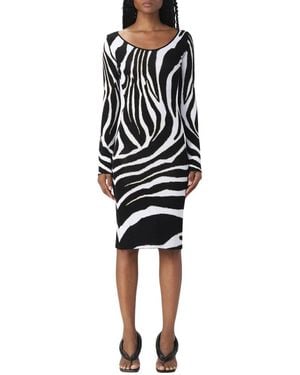 Just Cavalli Knitted Dresses - Black