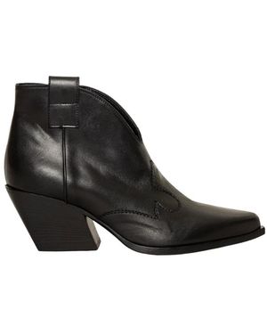 Elena Iachi Cowboy Boots - Negro