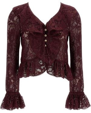 Self-Portrait Shirts - Rojo