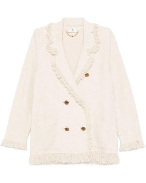 Elisabetta Franchi Blazers - Natural