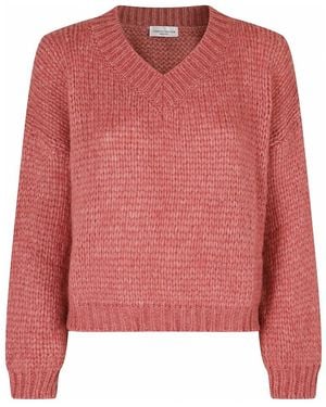 Roberto Collina V-Neck Knitwear - Rosa