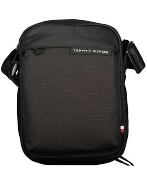 Tommy Hilfiger Schwarze Herren Schultertasche Stilvoll