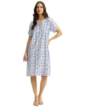 iN FRONT Midi Dresses - Azul