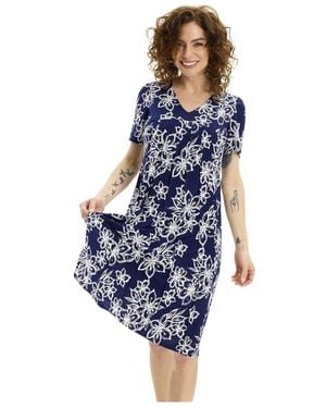 iN FRONT Midi Dresses - Azul