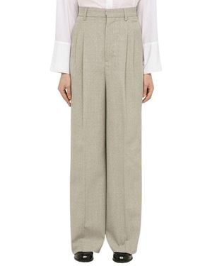 Ami Paris Wide Broeken - Naturel