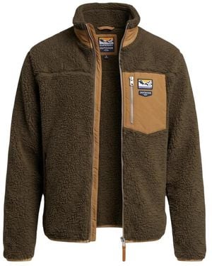 Superdry Fitness ,Groen ,Polyester Mountain Full Zip Fleece
