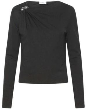 Marella Long Sleeve Tops - Nero