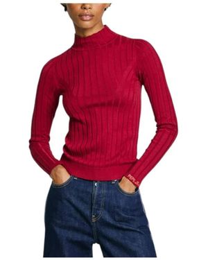Pepe Jeans Elegant turtleneck jersey - Rot