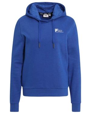Fila Hoodies & Sweatvesten ,Blauw ,Katoen Surf The Web Sweatshirt