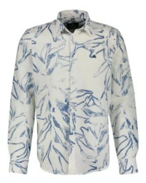 Lerros Herren Freizeithemd Langarm - Blau