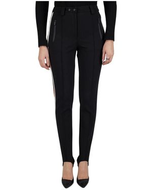 Kiton Pants Regular Solid 100% Handmade - Zwart