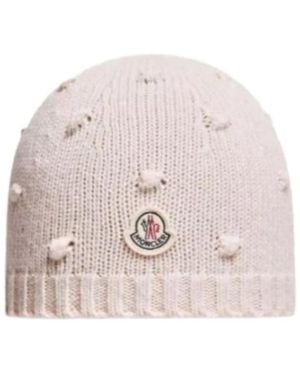 Moncler Woll-Kaschmir-Mütze - Pink