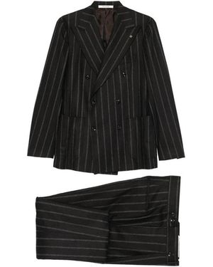 Tagliatore Kostuums ,Zwart ,Pino Lerario Suit