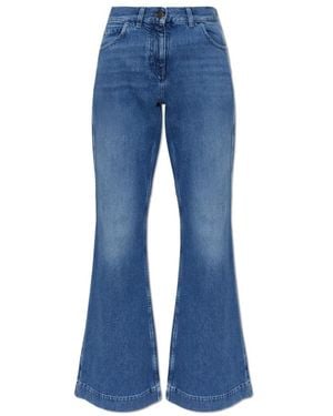 Moncler Jeans ,Blauw ,Katoen Flared Jeans