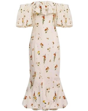 Agua Bendita Midi Dresses - Neutro