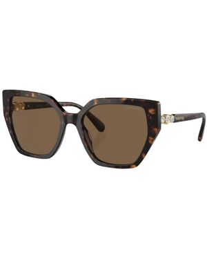 Swarovski Sk6016 Zonnebril - Bruin