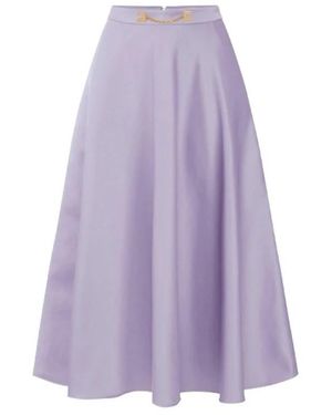 Elisabetta Franchi Midi Skirts - Purple