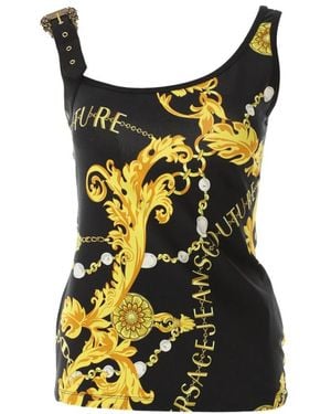 Versace Jeans Couture Sleeveless Tops - Black
