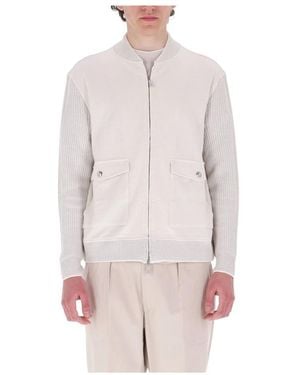Eleventy Truien & Vesten ,Wit ,Cardigan