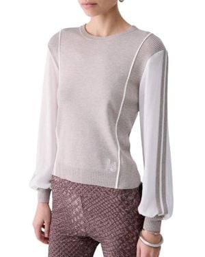 Liu Jo Round-Neck Knitwear - Purple