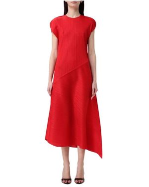MEIMEIJ Midi Dresses - Rosso