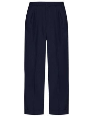 CASABLANCA Straight Trousers - Blue