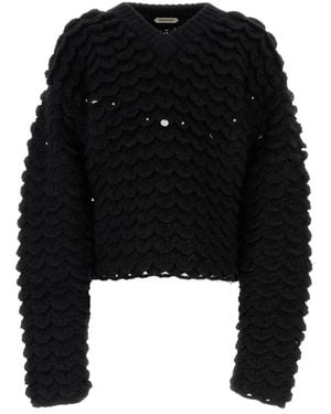 NAMACHEKO V-Neck Knitwear - Black