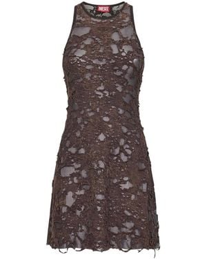 DIESEL Short Dresses - Marrone
